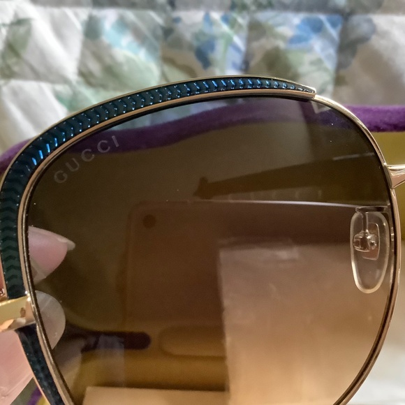 Gucci Women\'s Oversized Square Sunglasses, 58mm Blue Radiant main image 10